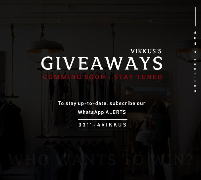 VikkusP's tweet photo. Giveaway | Comming Soon | Stay Tuned #giveaway #contest #gift https://t.co/AqZh1rsbCZ