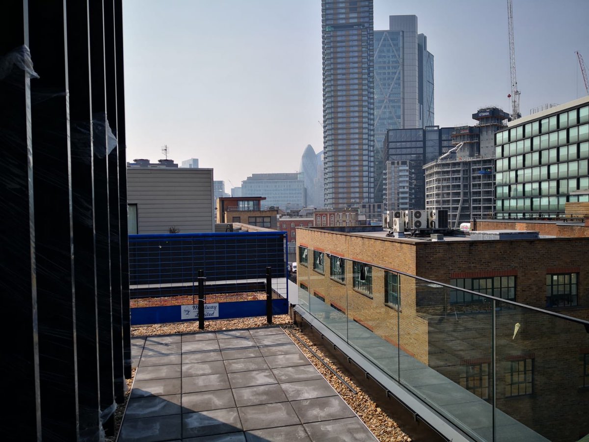 MontwayL's tweet photo. Our Shoreditch project is starting to enjoy the sunny weather https://t.co/GjIy60qptn