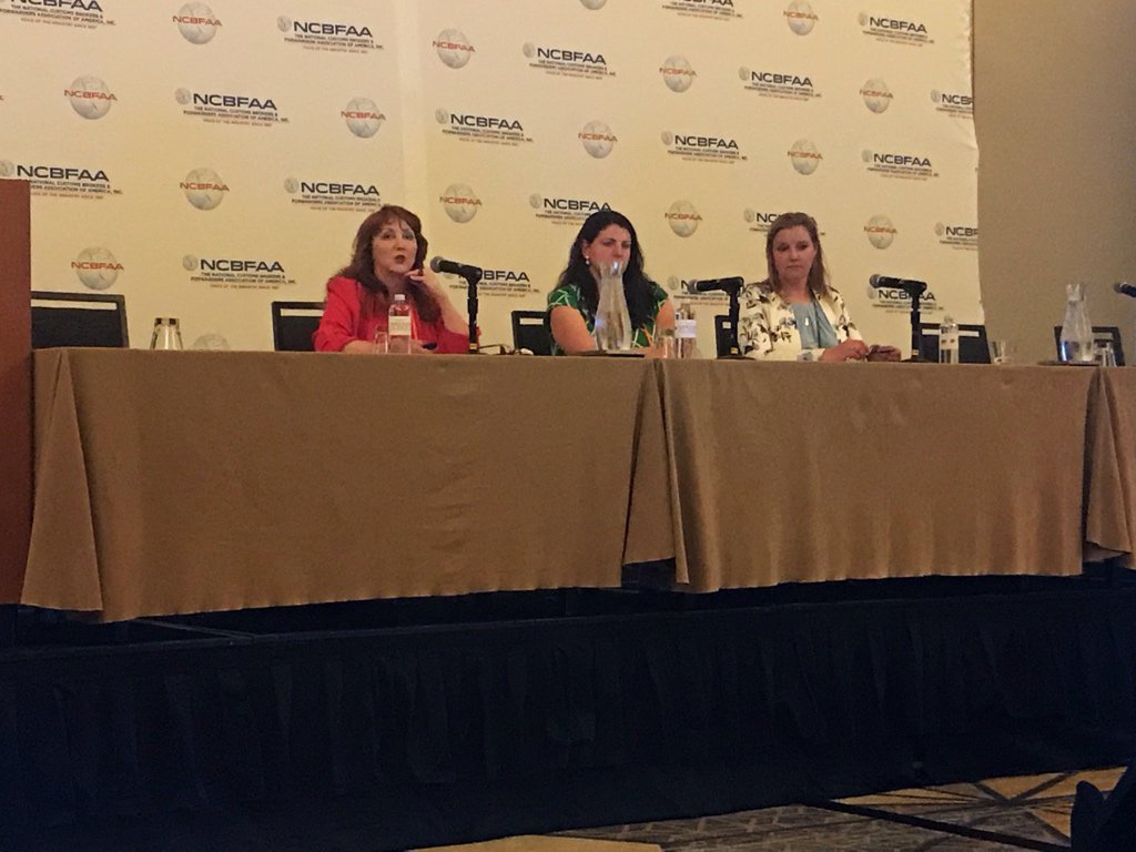 NCBFAA's tweet photo. Post Entry claims can be frustrating. That’s why Amy Slavko, Barbara Broussard and Adrienne Braumiller are hosting the “Protests, PSC’s and 1520 (d)’s” panel at the #ncbfaa19 Annual Conference. https://t.co/AtfGT1hl7S
