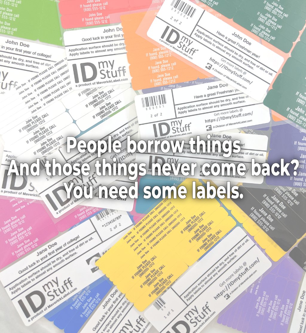 IDmyStuff's tweet photo. People borrow things
And those things never come back?
You need some labels.   https://t.co/cVyZ5XQiww  #HaikuDay #HaikuPoetryDay https://t.co/fbAPpQE1Rf