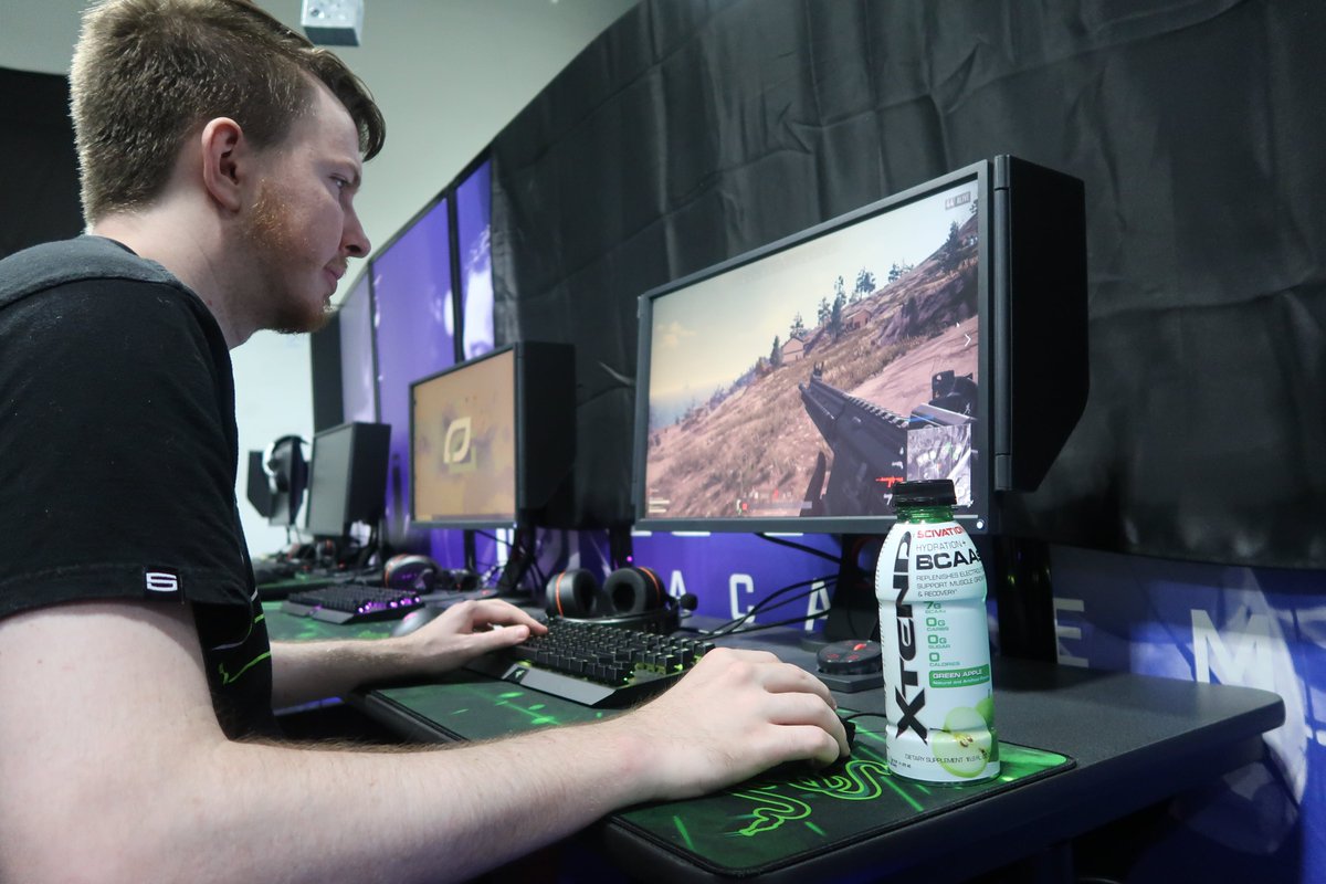 When you're making the time to practice and game, you also need to make sure your #IPINutrition is on point. Consuming a beverage like @Scivation Xtend gives you the BCCAA and electrolytes to stay focused and on your #edge. #gamerfit #esportsperformance #esportsscience