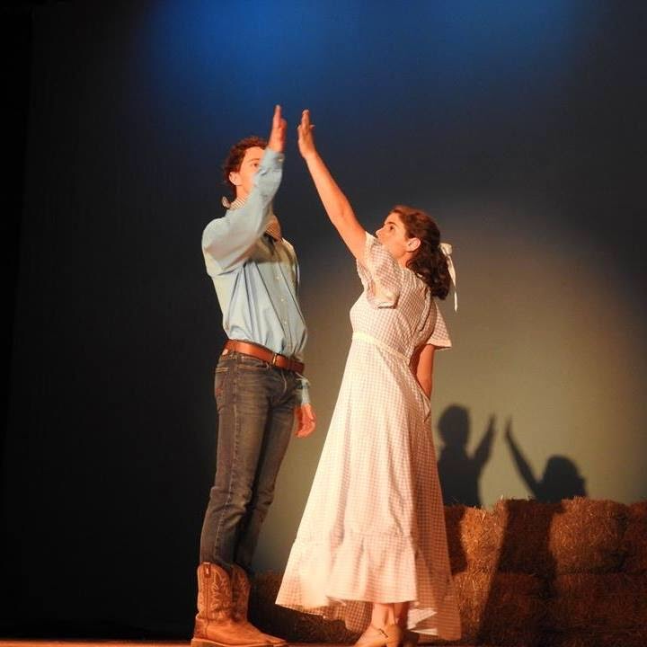 PrattAD's tweet photo. Pratt High School has many nominations to the 2019 JESTER AWARDS in Wichita!  All nominations are from our musical “Oklahoma” last fall!  Congratulations to:  David Mathes, Zach Shaneline, Madalynn Wilson
Kahrie Stegman, Michelle Popovich and Brandon Wade! https://t.co/idtQM0RUoT