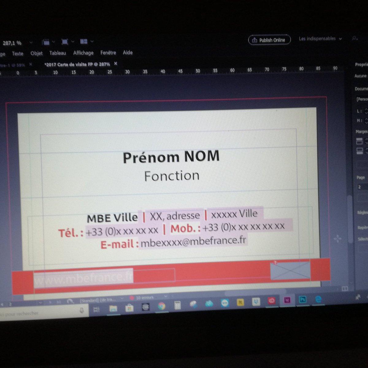 C'est parti ! #indesign #graphisme #impression #gemenos