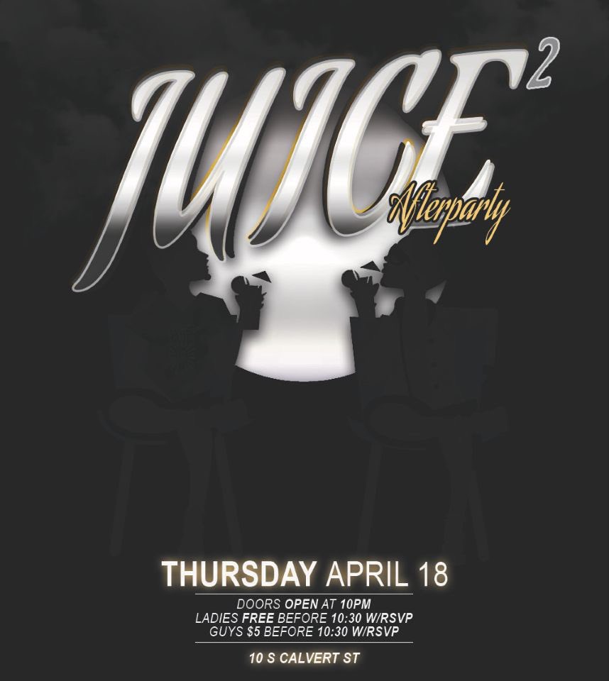 _finesse98's tweet image. 🗣We’ve got the Juice, we’ve got the Juice²🥤. @murhoalphas and @tltblogshow presents: The Juice² Cookout🔥. Pull up TOMORROW at Towsontown field from 4-8pm