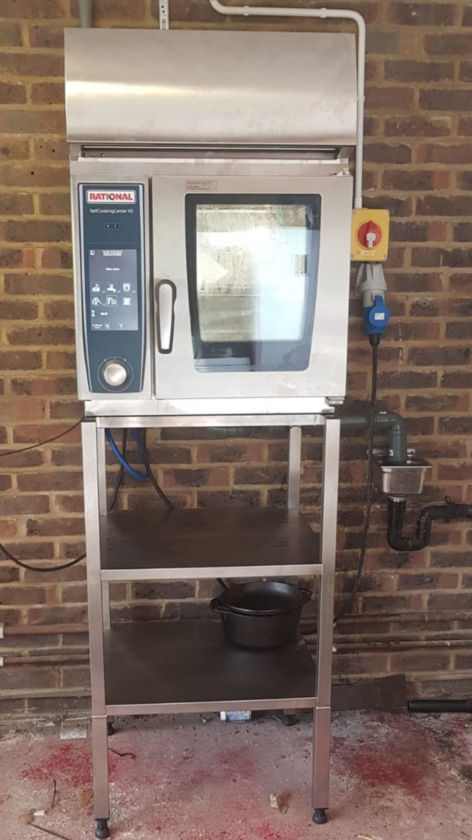 Rational XS combi oven install at a private customers home: