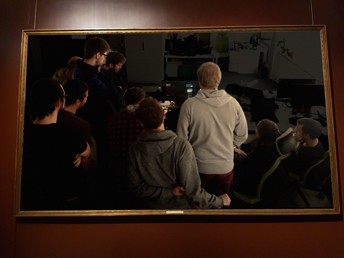 SatoshiLeaks's tweet photo. Very rare painting of @Trezor staff witnessing the miracle of #Monero (I think), 1609 AD https://t.co/UAl1qxEHAB