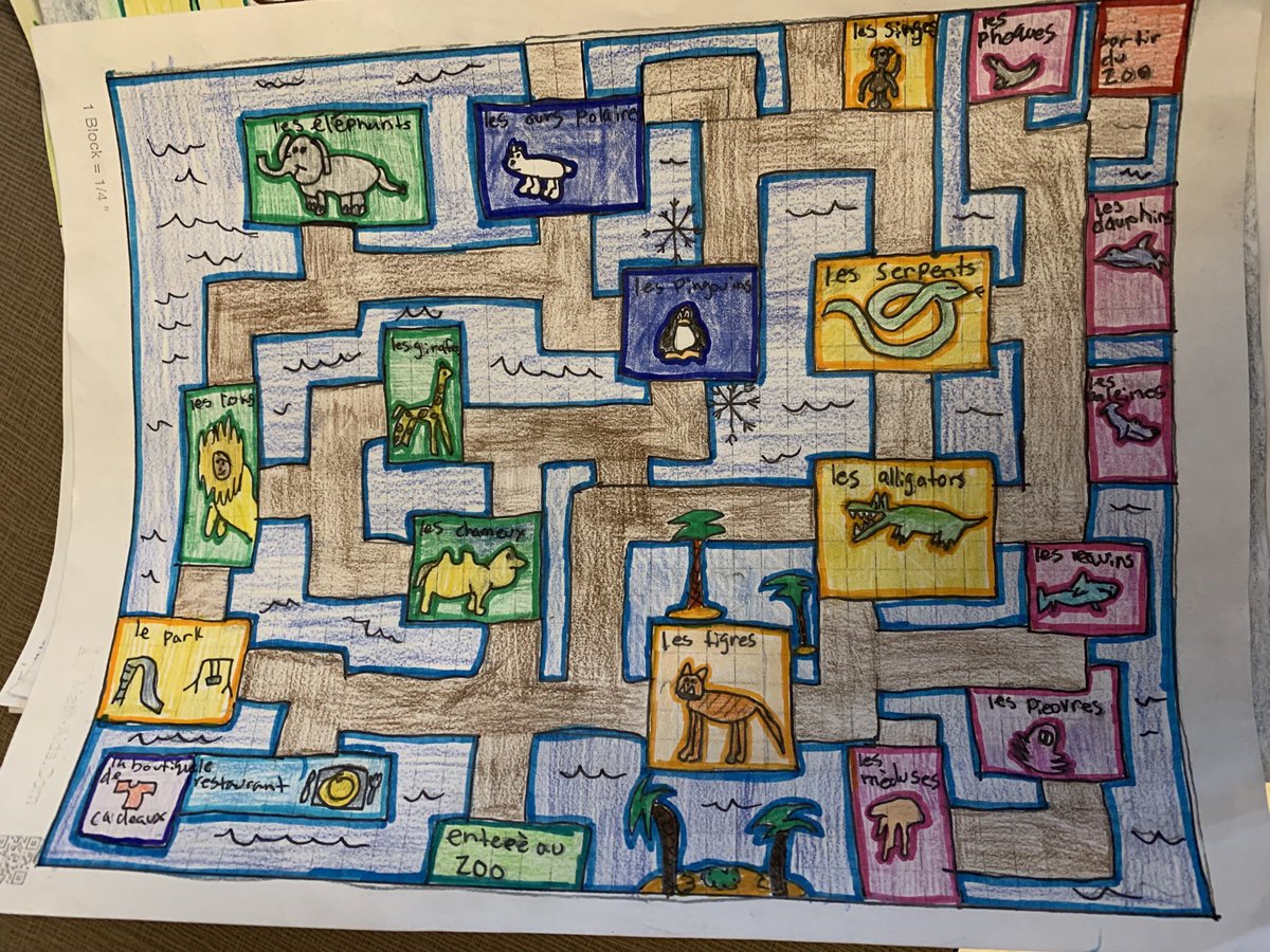 tmcGrade5's tweet photo. Our zoos are wrapping up and we are going to move on to our Lost Animal posters! Perdu! #tmc52 https://t.co/OC23d7OjWT