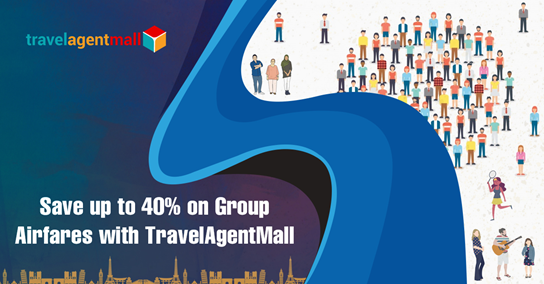 TravelAgentMall's tweet photo. Get discounts on the major Airlines’ Group Fares with TraveAgentMall. That helps you save up to 40% on Group booking for any size of for student, sports, musical, religious, leisure, sports, etc.
visit: https://t.co/6W6hhhozdO
#GroupFares #WholesaleAirlineTicket #TravelAgentMall https://t.co/JRwdfHgEr0
