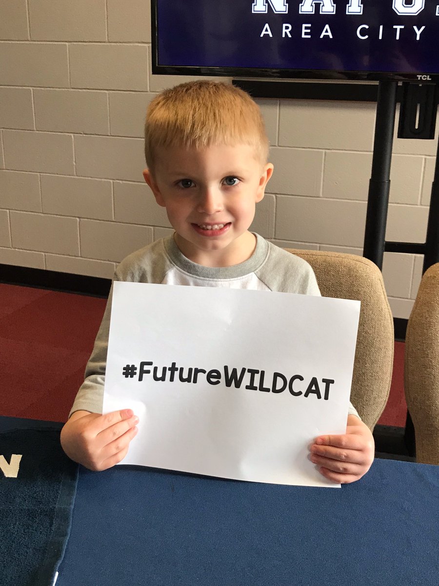 Elemen1Napoleon's tweet image. Kindergarten Clinic Signing Day  #SigningDay #futurewildcat #NESProud
