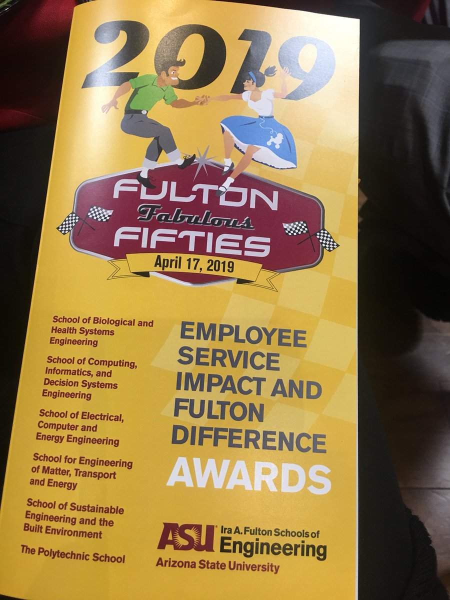 KyleSquires's tweet photo. Congratulations to all our outstanding Fulton Schools staff! #ASUEngineering #FultonDifference https://t.co/nxrgbf6rp5