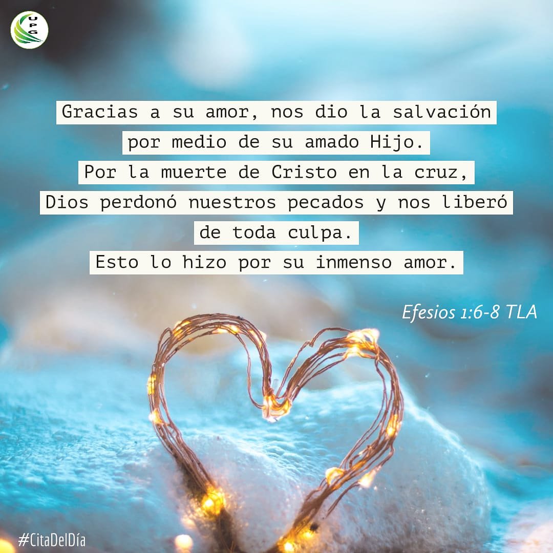 El Amor de Dios es muy grande para todos sus hijos. #Citadeldia #DiosEsAmor  #UPGMinisterio, image size:1080x1080