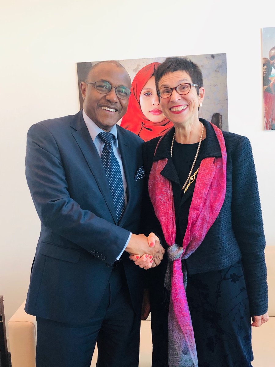 ARCapacity's tweet image. @mbeavogui ‘Always exciting exchanging ideas with my friend @UschiMuller. Together, with @UNOCHA, we seek predictable solutions for financing natural disaster risks in Africa. @KfW rural populations”. @AfDB_Group @GAC_Corporate @DFID_UK @KfW