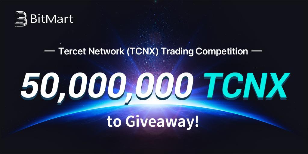 BitMartIndo's tweet image. 👏👏 50,000,000 TCNX #giveaway di Kompetisi Trading @TercetN kami! Dengan trading TCNX di bitmart.com, Anda secara otomatis mendapat kesempatan memenangkan hadiah 10.000.000 TCNX!

➡️ Jangan lewatkan: bit.ly/2UJ12pi 

#BitMart $BMX #TercetNetwork $TCNX