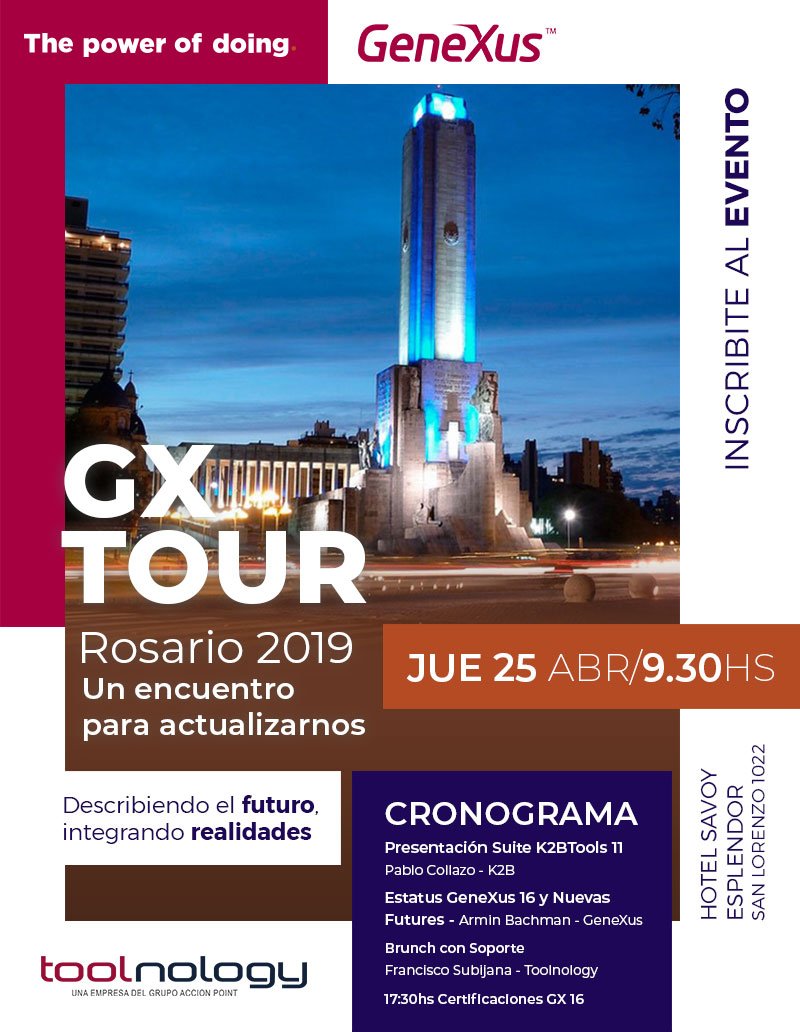 #Rosario Todavía no te inscribiste al #GXTOUR2019 ? Dale apurate!! 👨‍💻
Te esperamos inscribite! 👉  survey.zohopublic.com/zs/01B3M4