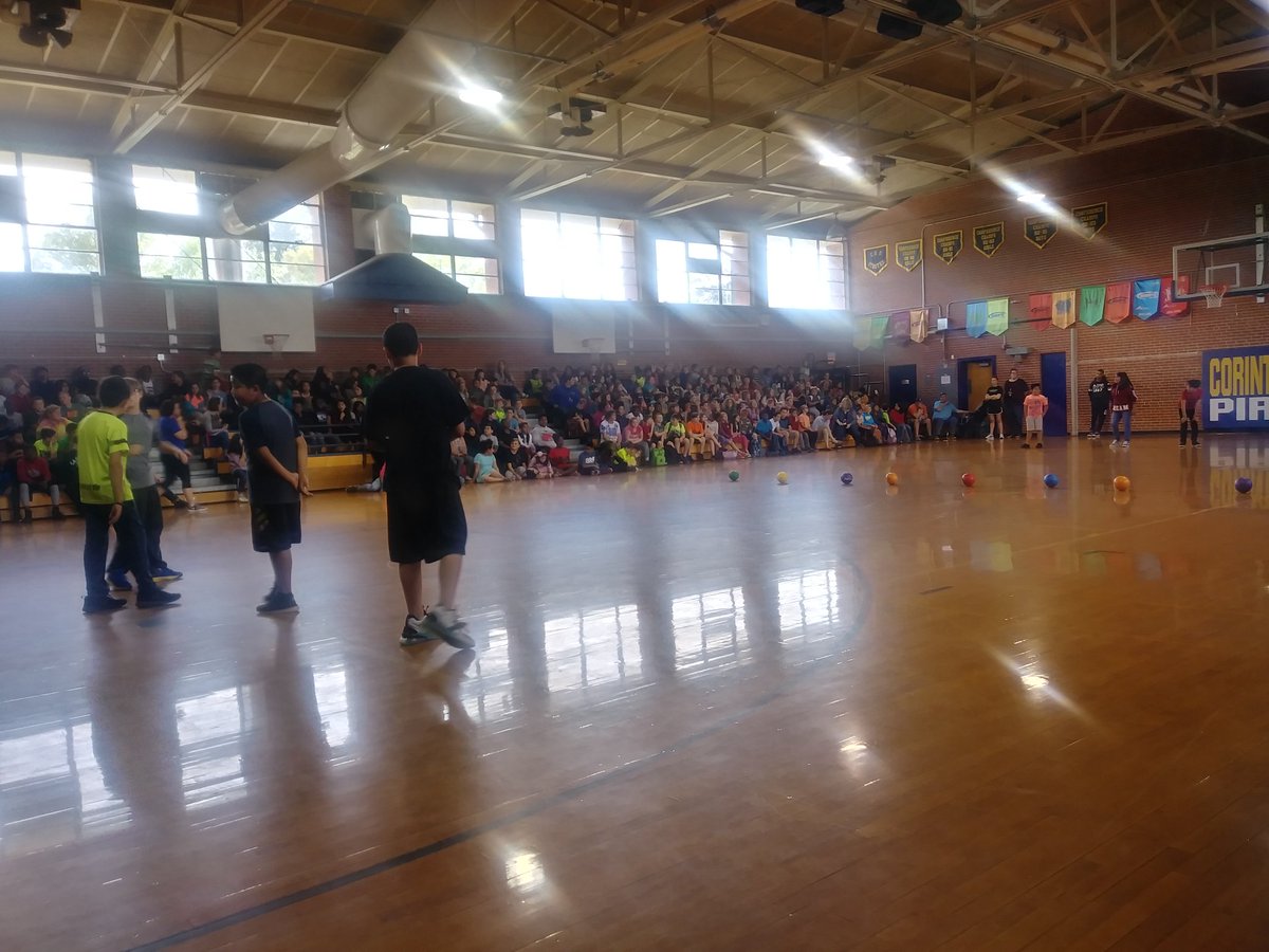 Let the game begin!! CHES dodgeball tournament. <a href="/CHESPirates/">Corinth-Holders Elementary School</a>