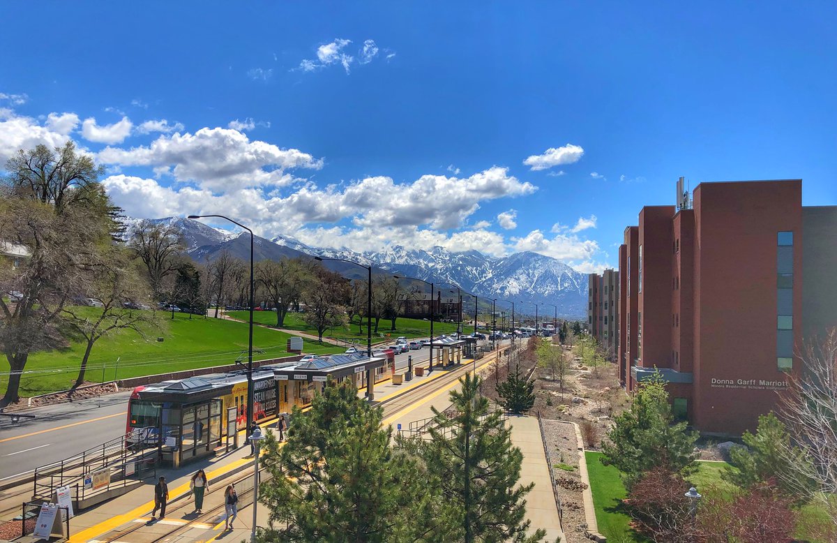 UUtah's tweet photo. Alexa, play “I can see clearly now” 🌤

#TheRainIsGone #butitwasgoodforthewatershed 💦 https://t.co/8kw3thidJO