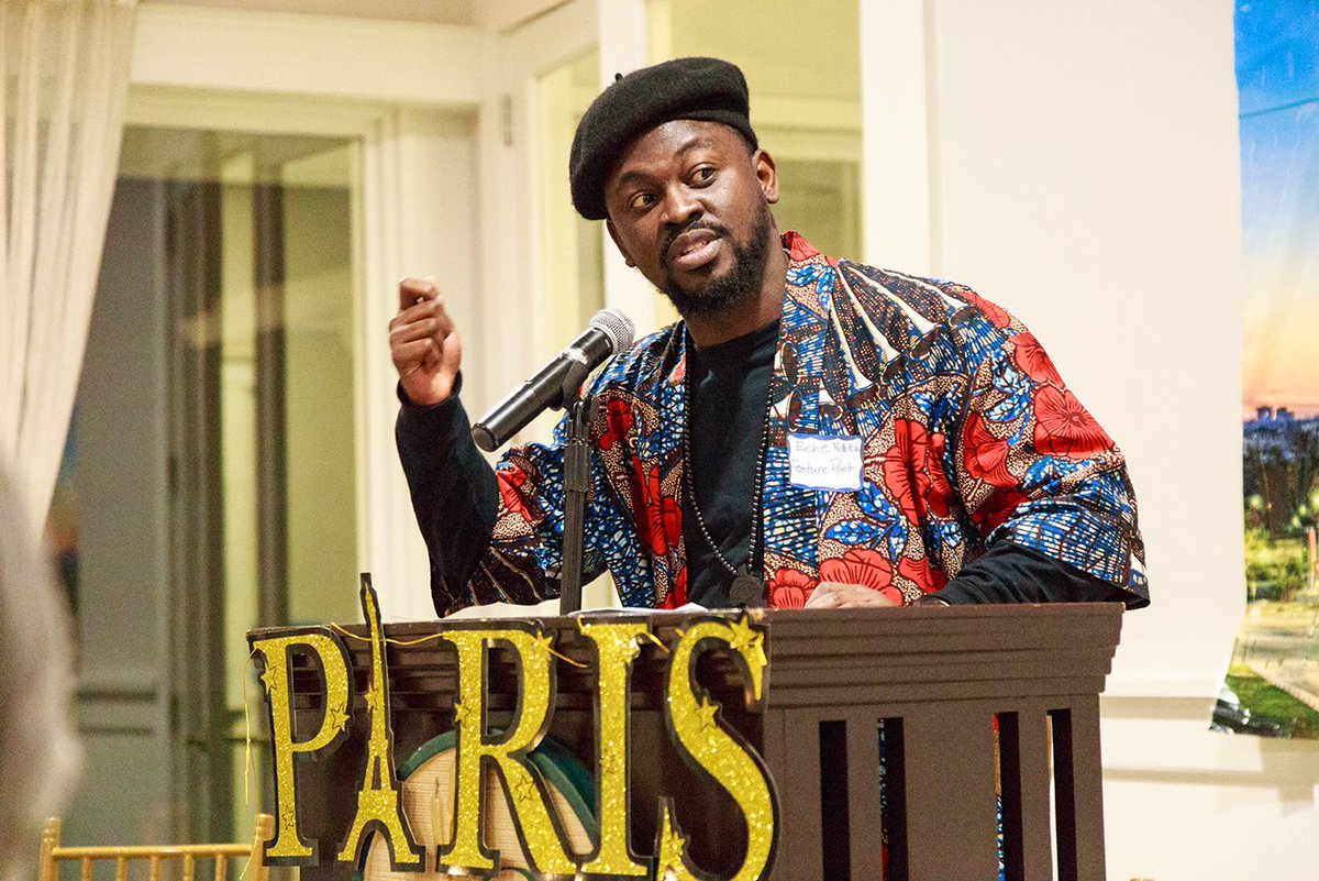 echenduka's tweet photo. Last week, I featured at a poetry &amp; music event in Somers Point, NJ. Signed copies of my book &amp; met wonderful people. 
Order copies of #CFWG on Amazon,  @PAGEBookstore or visit https://t.co/9Zqq8fdN6y [@GriotsLounge]
Thank you.

Next: Northfield (April 24, 7pm)
#poetry #newbook https://t.co/tFjbMBZNhU