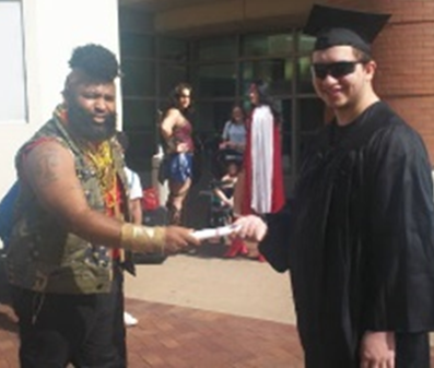 unomesowell's tweet photo. #heroes #notallheroeswherecapes #somedo #ConGrad https://t.co/WgYKjv9vIv