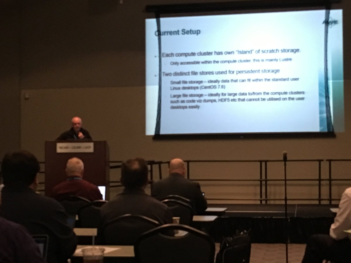 Next is Paul Tomlinson with an AWE site update. #IBM #SpectrumScale #SSUG <a href="/AWE_plc/">AWE Nuclear Security Technologies</a>