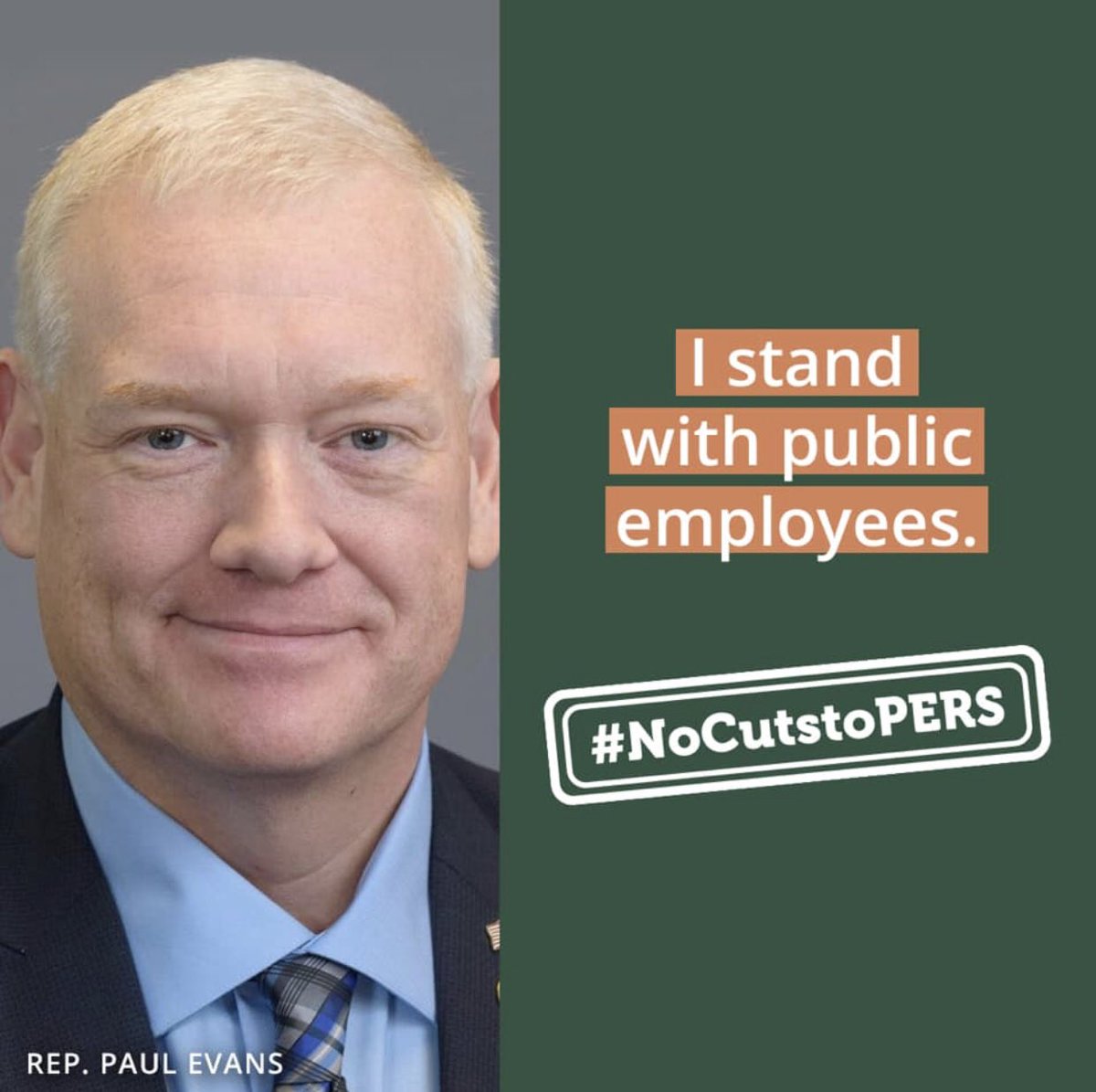 EvansforOregon's tweet photo. I am proud to stand beside our public servants: we must find a way to sustain Oregon the people, the place – without doing so on the backs of those who do so much for all of us. https://t.co/THfjNp6a42