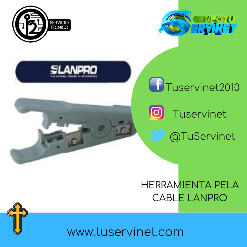 TuServinet's tweet photo. Buenas Tardes.
Pregunta YAA, por nuestros Herramienta pela cable Lampro . para que tengas lo mejor en tecnologia. . La mejor calidad al mejor precio. 
Tecnología a tu Disposición
.

#tecnología #redes #2019  #promociones #computación https://t.co/Bn3n5zj5gm