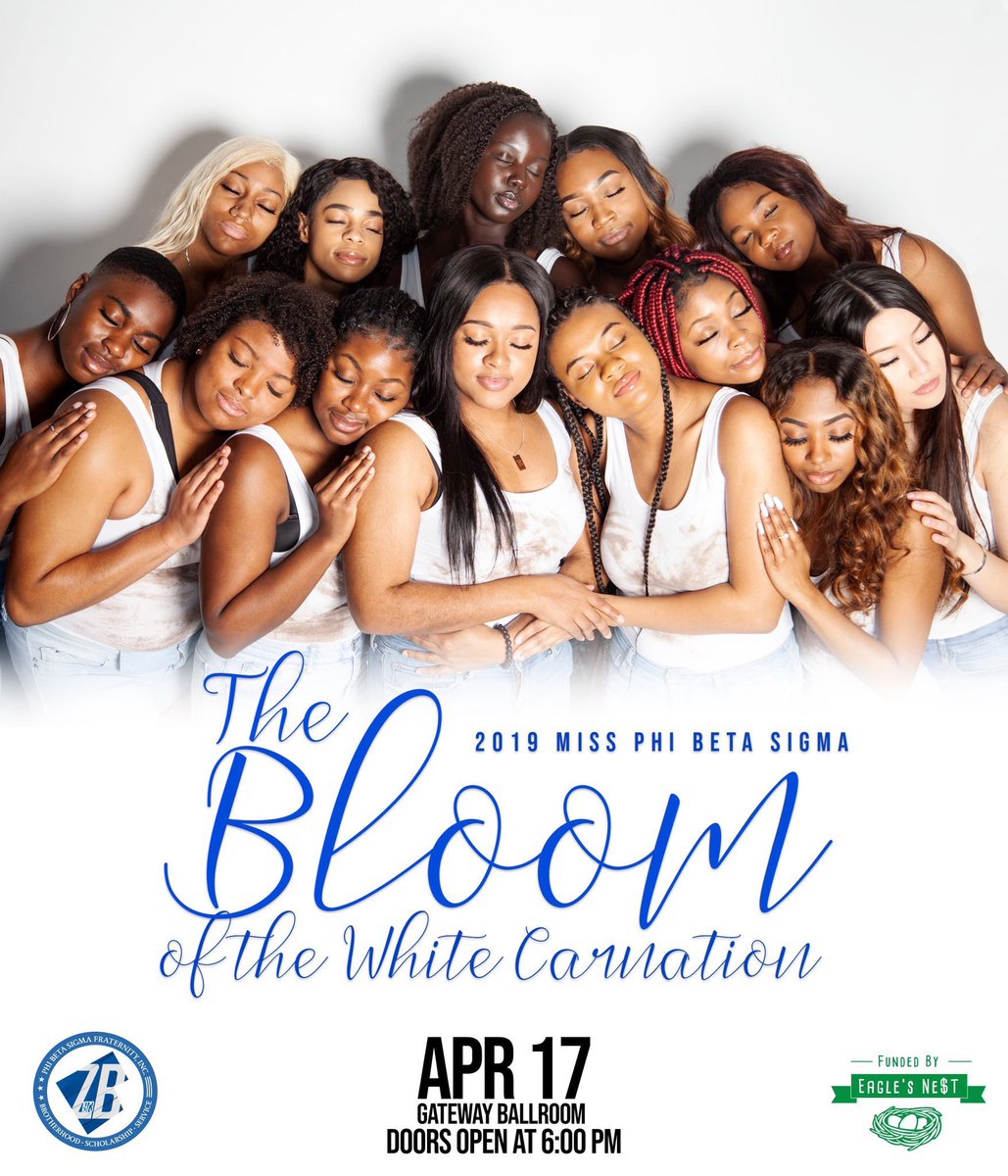 _TheRealNickk's tweet photo. Who will be crowned #MPBS19? 👀

Come find out tonight at the Miss Phi Beta Sigma Pageant! 

Location: Gateway Ballroom
Doors open at 6:00PM
Show starts at 7:14PM

🕊����🏾 https://t.co/EYqqv0raad