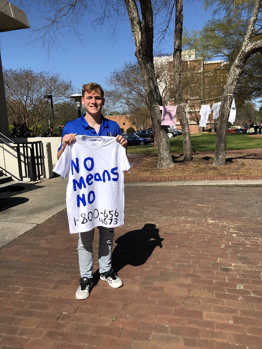 Barton_SAAC's tweet photo. Today begins the NCAA sexual assault awareness campaign. Join us in raising awareness to this prevalent issue on all college campuses. We will be handing out T-shirts at tonights semi final and tomorrow's final! Come be apart of something bigger than you. #studentathletesinaction https://t.co/dnWUmLElu5