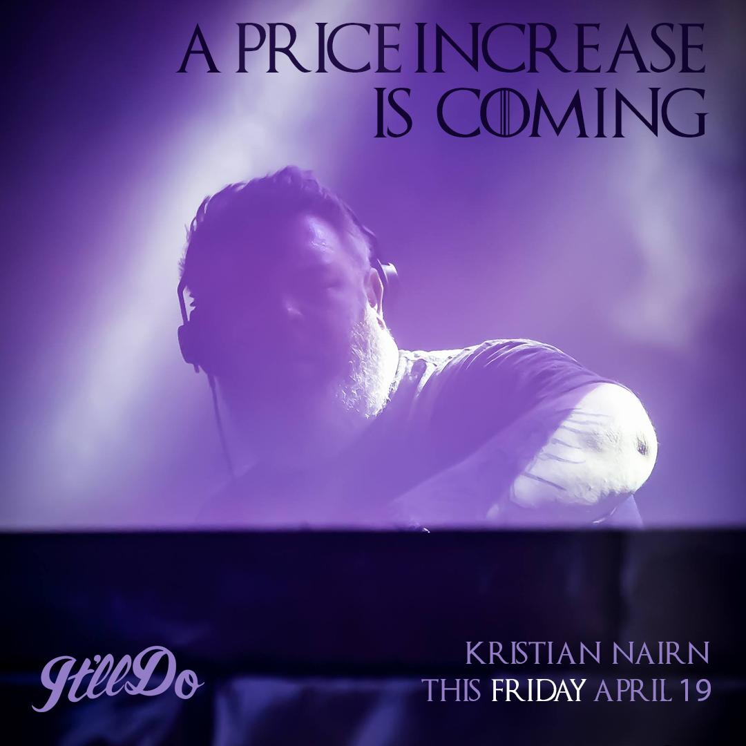 AfterDarkDallas's tweet photo. ๐๐ผ๐๐๐๐๐
A Price Increase is Coming๐ฃ
Prices go up tonight at Midnight for #TheEvolutionTour with @KristianNairn AKA #Hodor at @Itlldo_dallas this Friday April 19th! Don't wait and act fast๐ https://t.co/4ms8E70r7N #PartyAfterdark https://t.co/xJKOZTwscl
