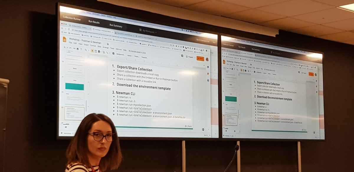 ThePirateTester's tweet image. After a pizza break, with time against us, @il_finaru gives #MidsTest a quick demo of Newman.