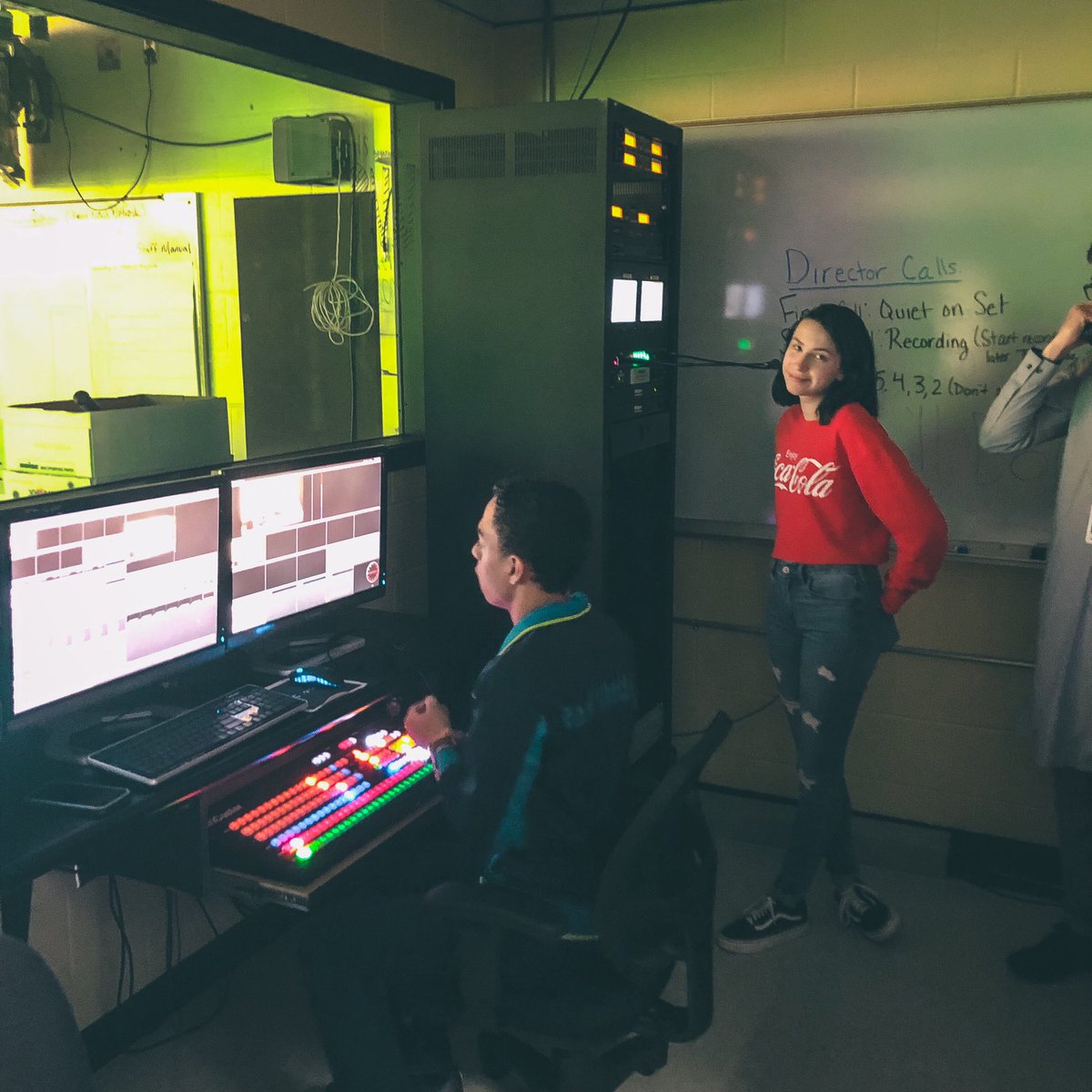 PennNewsNetwork's tweet photo. Working hard! The next PNN show will be airing Thursday, April 18th. https://t.co/iuTMVWQPDa