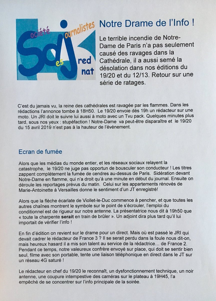 SDJ France 3 Rédaction nationale tweet media