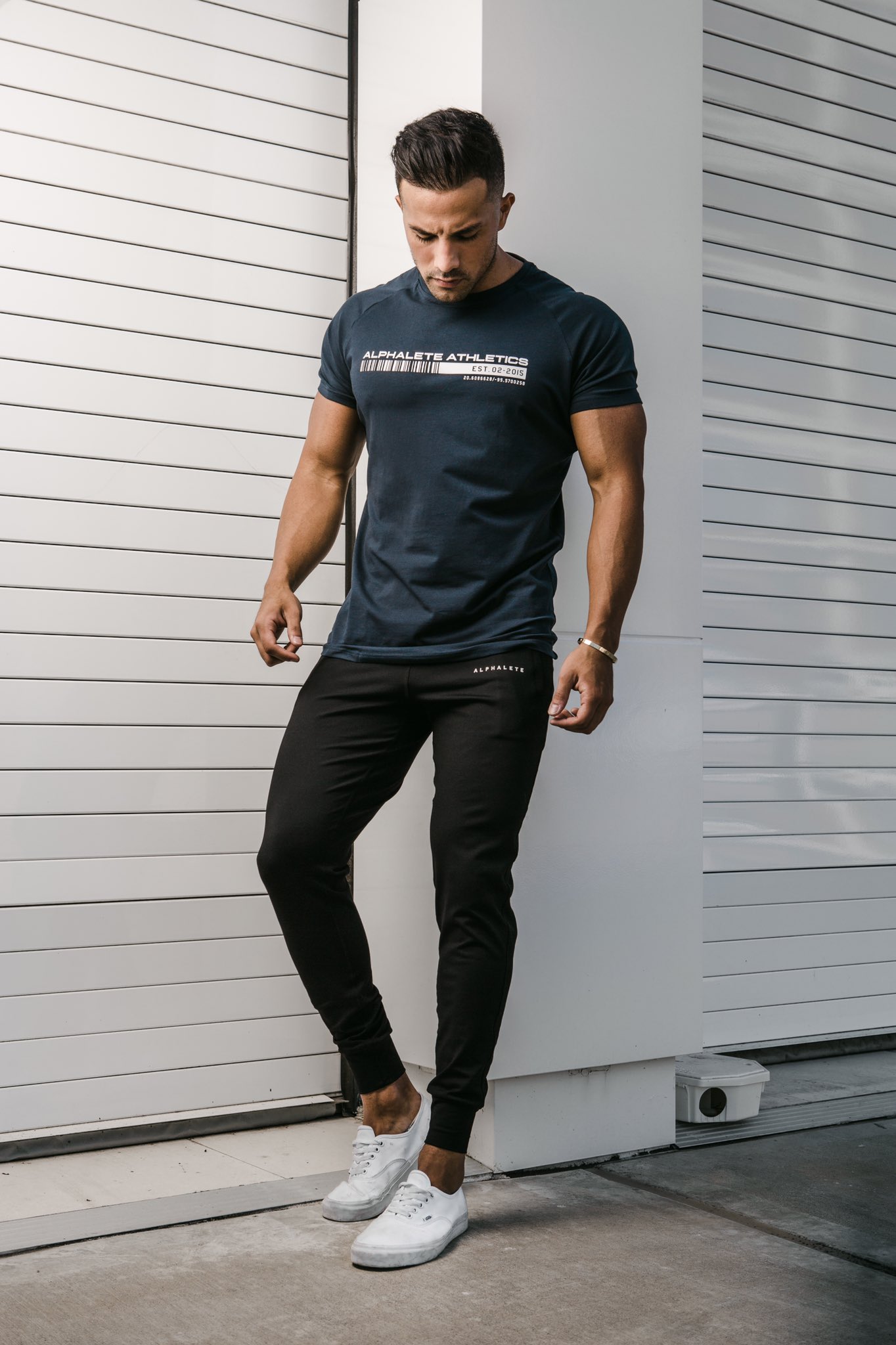 alphalete on "Our new Space Blue Performance Shirt and Black Premium Joggers drop April 27th CST 🔥 https://t.co/eCBv5jHAiK" / Twitter