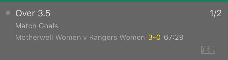EthanTips's tweet image. Inplay bet 👀 

Over 3.5 Goals 

Stake - 1U #inplay #bettingtips