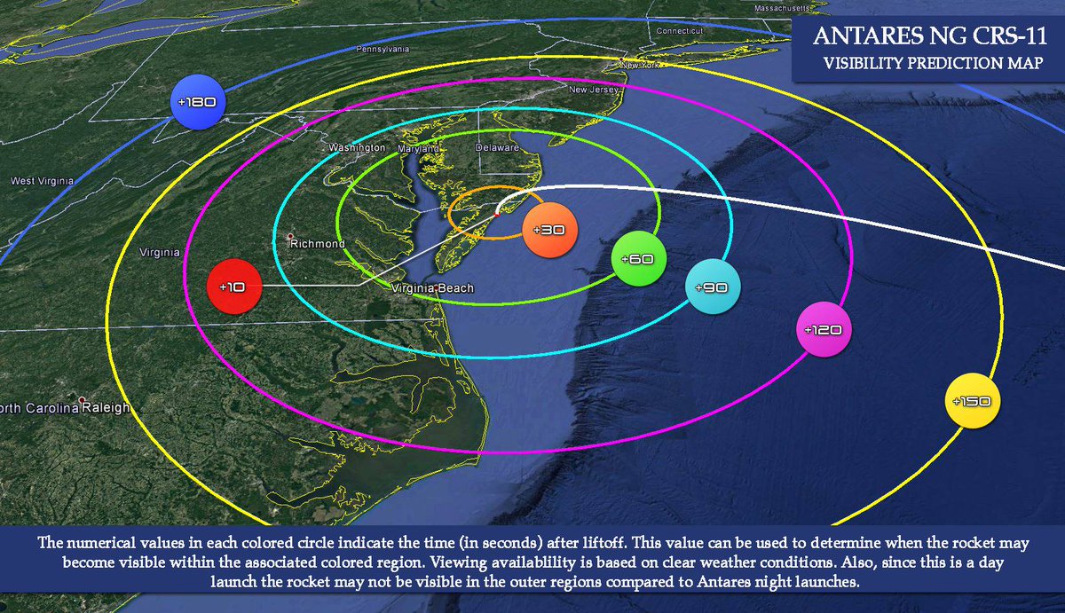 NASAWallops's tweet photo. We're less than an hour away to launch! Head to the Wallops Mission Status Center for launch commentary, a visibility map, launch countdown and more! https://t.co/6QuspX8Hfz https://t.co/uxNO1V45kQ