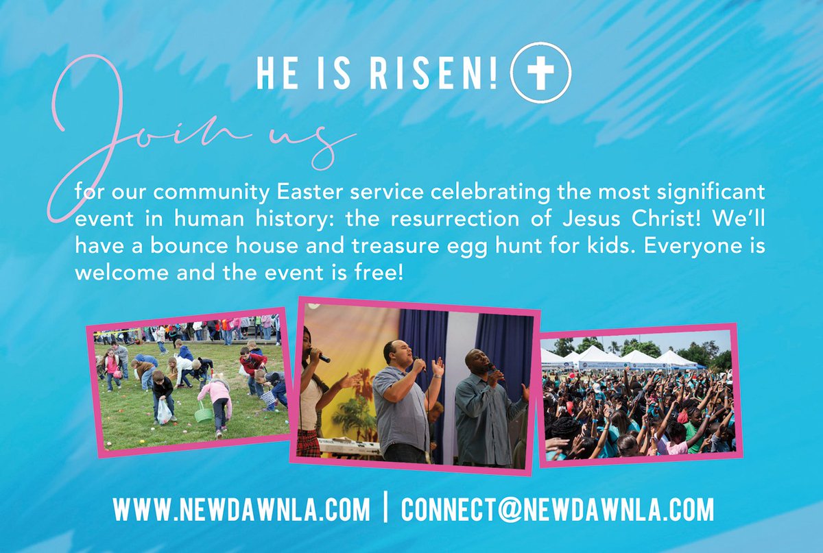 NewDawnLA's tweet photo. We can't wait to celebrate with you this Sunday! https://t.co/WE0Fx4o0Kf