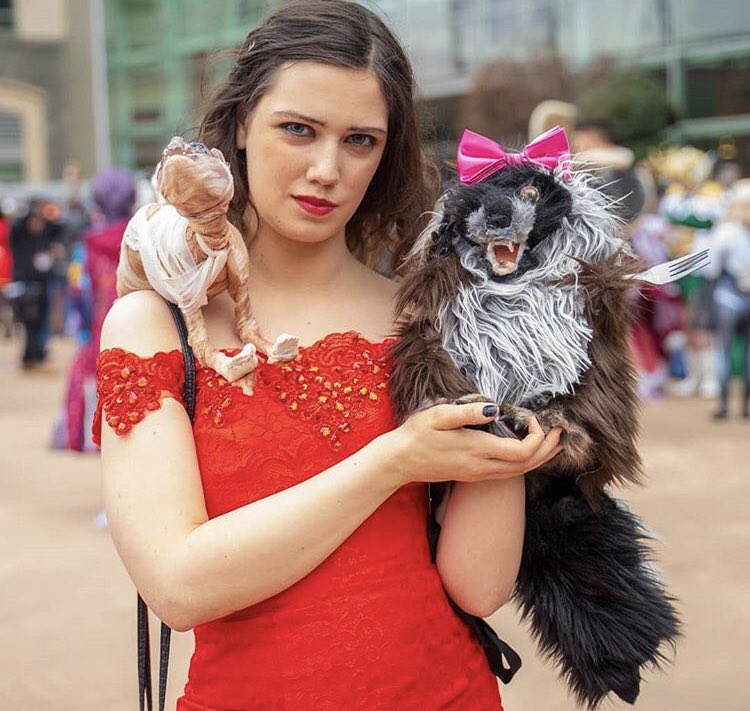 mirrorheart1's tweet photo. Thank you @CHMcConnell for providing a show that was so unique, wonderfully weird, and completely lovable. A few months ago I finished my Christine cosplay complete with puppets and gown. I hope it makes you smile, even if the cancelation news has been making you sad. https://t.co/2ocTAD4ei5