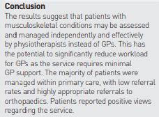 BJSM_BMJ's tweet photo. A win for common-sense approaches? #MDT

Physiotherapist as an alternative to a GP for musculoskeletal conditions: a 2-year service evaluation of UK primary care data #ShareTheLoad

https://t.co/miA5BfiBpS https://t.co/PHxkjVnyIn