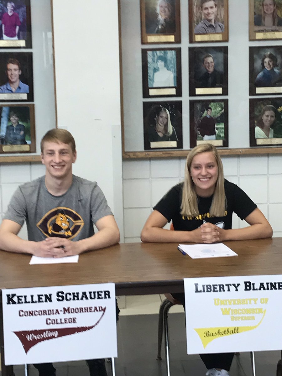 GRactivities's tweet photo. Congratulations to our student -athletes that have committed to continue their education and sports at college! GR Proud! https://t.co/HGm7dBE8qI