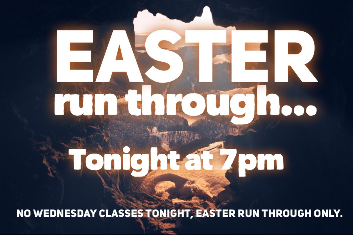 compassionwf's tweet photo. Only 4 Days away from EASTER!!! Tonight we will be having a “run through” for our EASTER Services.  All those serving for EASTER please join us tonight. There will be NO classes tonight!!! https://t.co/rZCVwlULl7