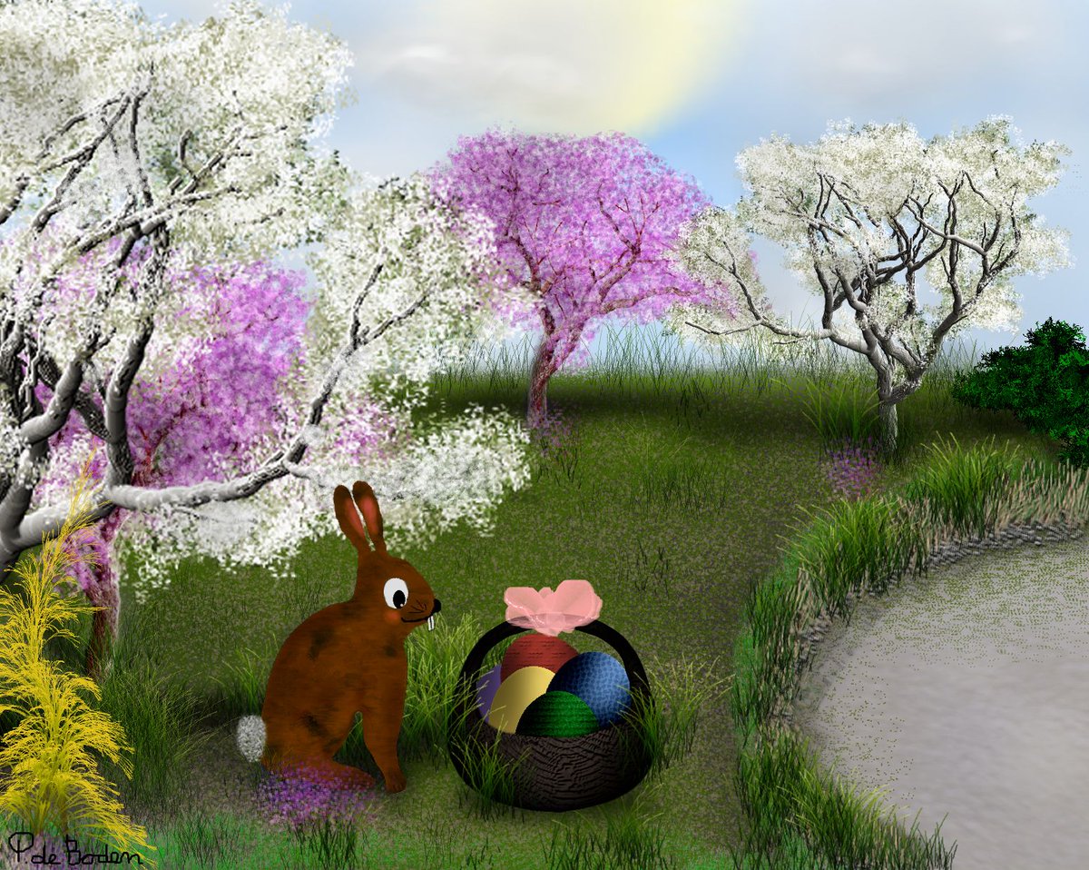 pixarra_com's tweet photo. “Spring | Rebirth” Digital Art Contest
Image “Easter bunny” by Pia de Boden
If you like this digital painting, please vote for it at https://t.co/WDOQew7uZT
#Pixarra #TwistedBrush #TheBest3D #PDHowler #contest #art #digitalart #paint #digitalpainting #inspiration #illustration https://t.co/aZsNvN93U9