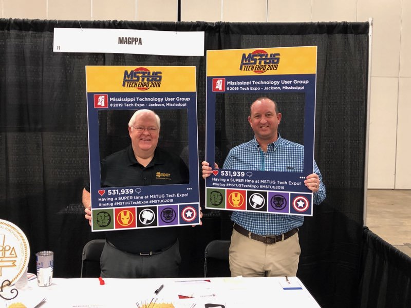 MSTechUserGroup's tweet photo. Our vendors have their game faces on. #MSTUG https://t.co/DTIVfGjOuB