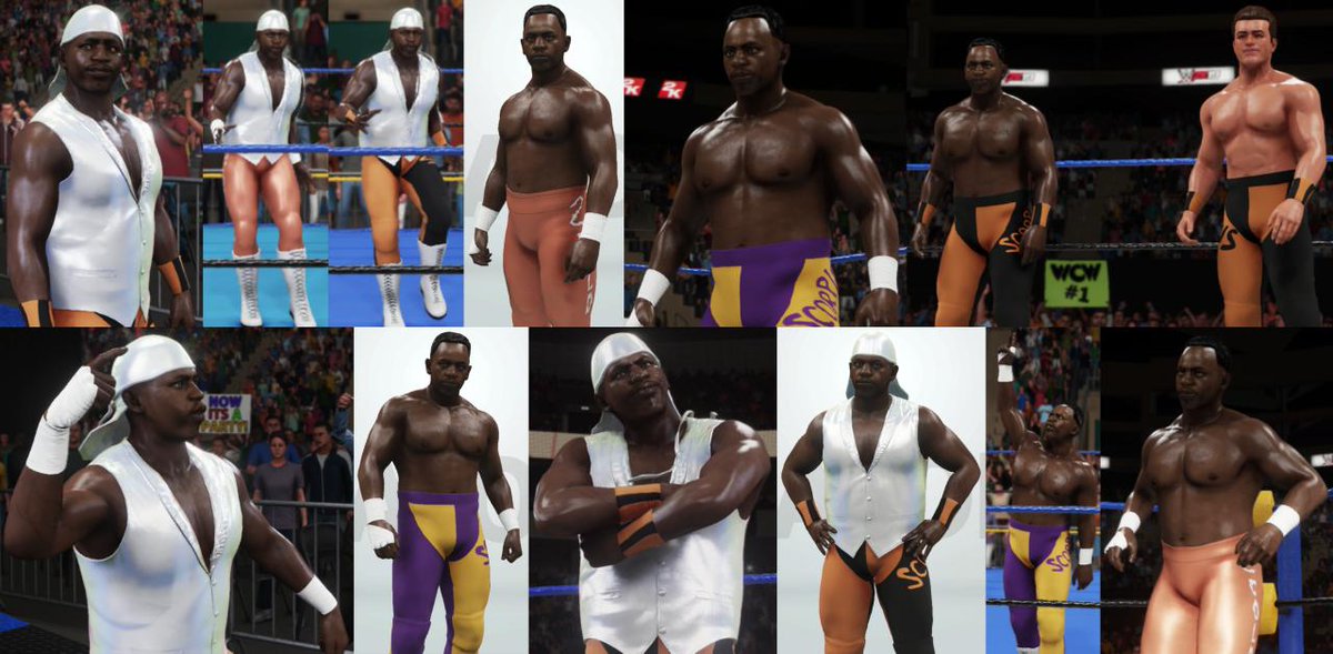 KeithMajorsXOne's tweet image. WCW's Too Cold Scorpio up on Xbox One has multiple attires. Slot 1 is 1992 solo attires and Slot 2 is Tag Team attires w/Marcus Alexander Bagwell. There's multiple attires for each slot just use hidden colors and logo's. Search #TooColdScorpio #WCW #KeithMajors #Replicant13