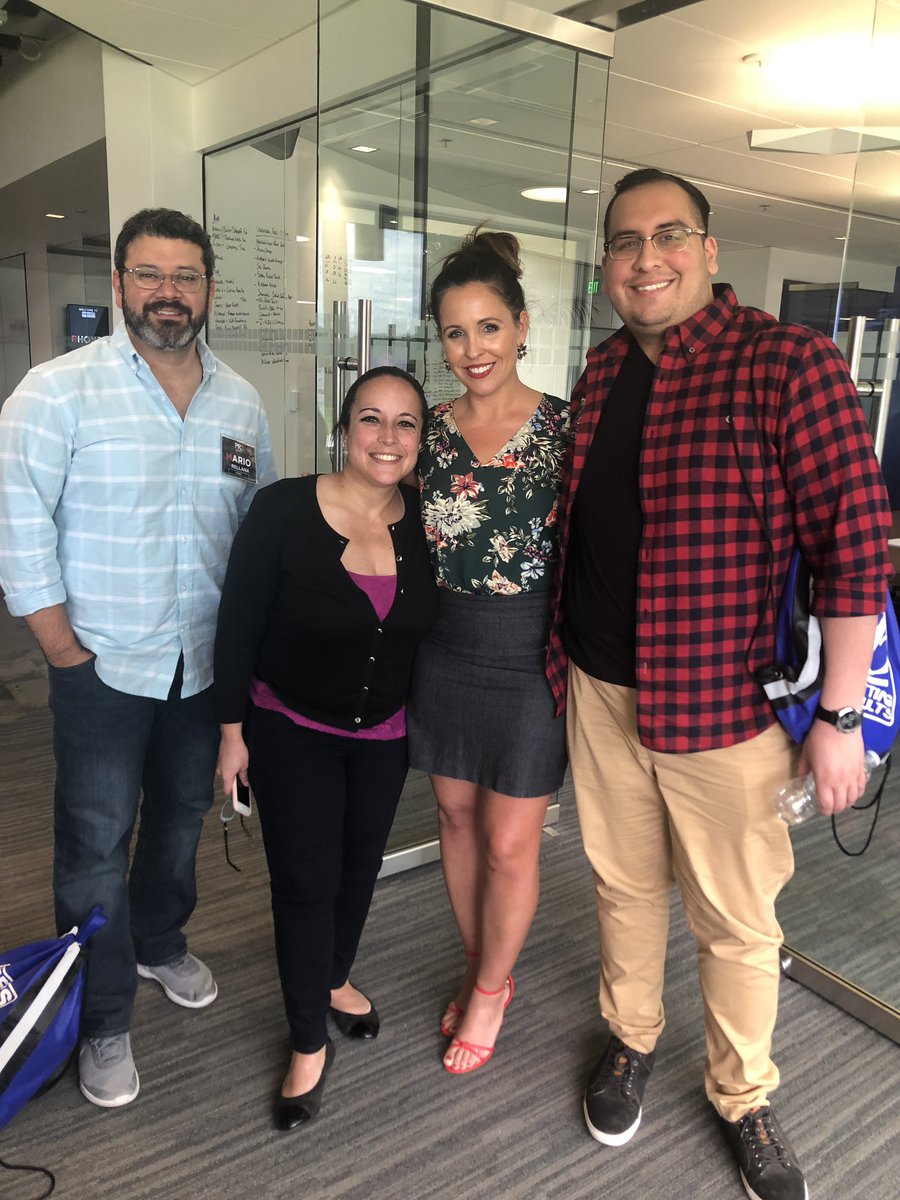 CokinosSamaraWx's tweet photo. Got to see Adrian and Joy again before they left to head back to #SanAntonio . Even got to meet Mario!It was great to catch up with my old friend and to meet a few new ones too. #wkmg #ksat #grahammedia #newsies https://t.co/SSoDerdTBM