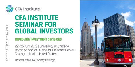 Join us for the Seminar for Global Investors July 22-25, hosted with <a href="/CFA_Chicago/">CFA Society Chicago</a>.  Extraordinary line up of speakers this year including <a href="/Melt_Dem/">Meltem Demirors</a> , <a href="/DiMartinoBooth/">Danielle DiMartino Booth</a> , <a href="/ChrisMeredith23/">Chris Meredith</a> , <a href="/digitalarun/">Arun Sundararajan</a> , <a href="/zingales/">Zingales</a>   and many more!  Register today!