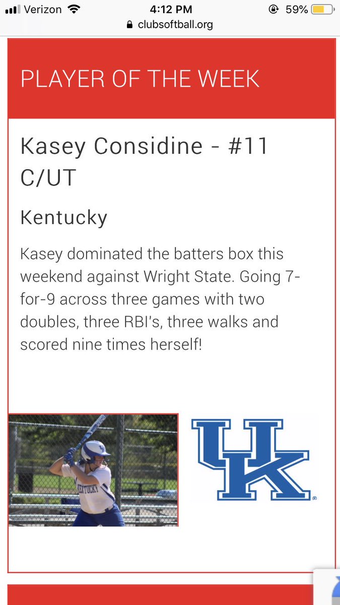 UK Club Softball tweet media