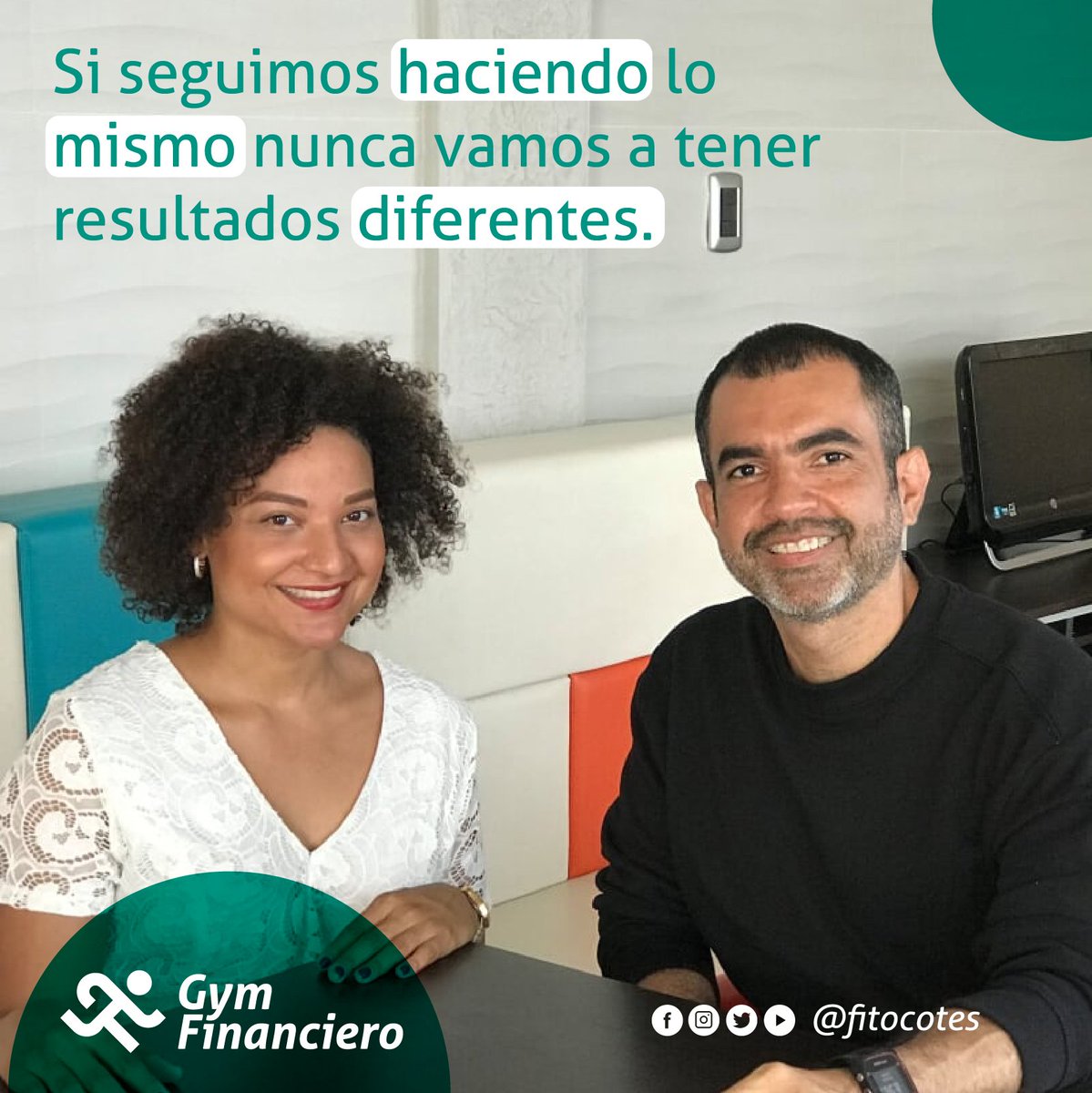 fitocotes's tweet photo. Estoy convencido que si seguimos haciendo lo mismo nunca vamos a tener resultados diferentes, y eso aplica a todas las áreas de nuestra vida, incluso la financiera.
Si deseas empezar ahora, tener una sesión de coaching financiero, o mentoring conmigo contáctame.
#GYMFinanciero https://t.co/rwgPsPKa87