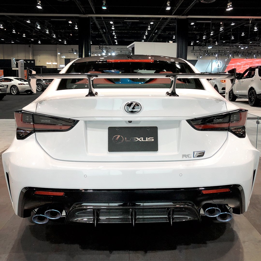 lexuscanada's tweet photo. Taking performance to new heights with features including Launch Control, Drive Mode Select, Limited Slip Differential, and more. See the 2020 Lexus RC F Track Edition revealed at @AutoShowCalgary. https://t.co/LXWab9Rggl #AutoShowYYC https://t.co/tqmTL3QULX