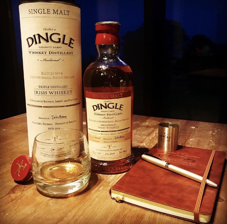IrishWhiskeyCom's tweet photo. Tonight’s inspiration is from @DingleWhiskey Dingle Distillery Batch No 4 Single Malt Irish Whiskey finished in Bourbon, Sherry and Port Casks @ 46.5% ABV. Just look at that deep red hue. Review to follow on https://t.co/L8UqKUGmlG. #whiskeyblogger #IrishWhiskey #WildAtlanticWay https://t.co/9dHGGguaQZ