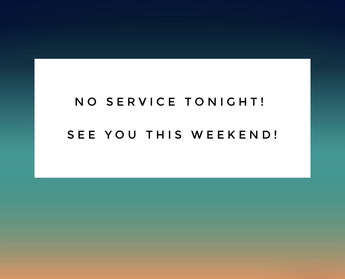 NWStudents's tweet photo. No service tonight! Stay safe and dry and we will see you next Wednesday! https://t.co/kzmbWrpccW