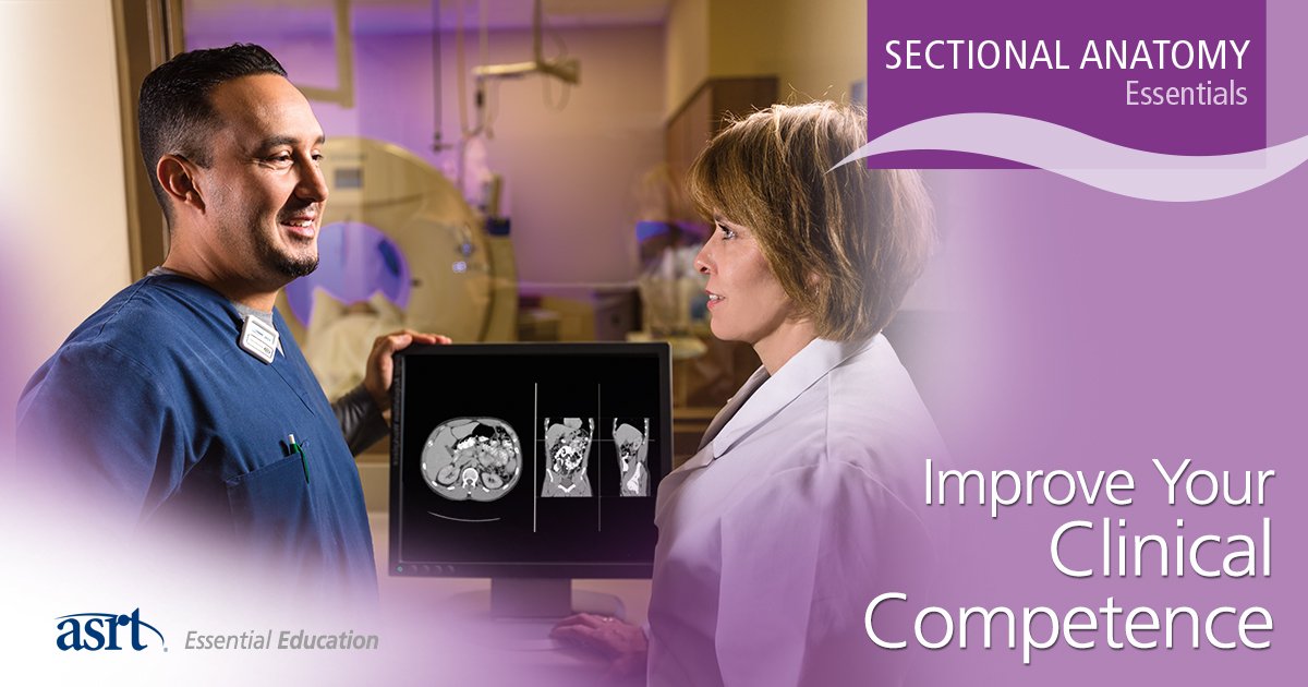 ASRT's tweet photo. The Sectional Anatomy Essentials series is designed for both new and seasoned health care professionals who want to improve their clinical competence. 
See what is included in this nine-part online series: https://t.co/Q9jt7S8Ssy https://t.co/5SvjsrZCAt